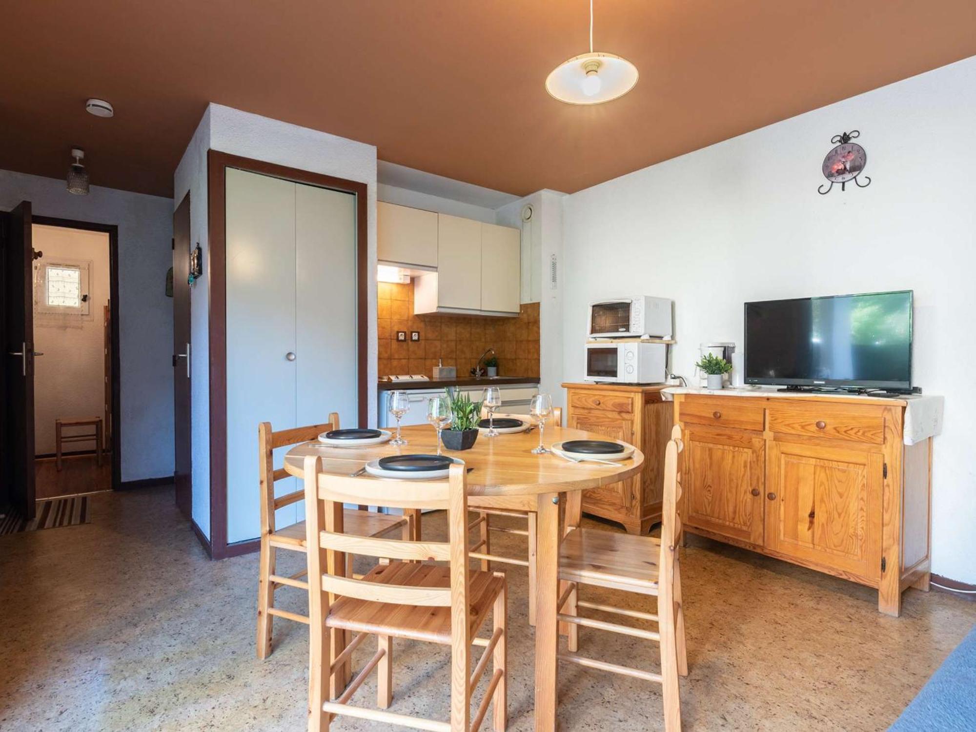 Appartement Cosy Pour 4, Terrasse, Proche Thermes Et Telecabine A Saint-Lary-Soulan - Fr-1-296-196 Buitenkant foto